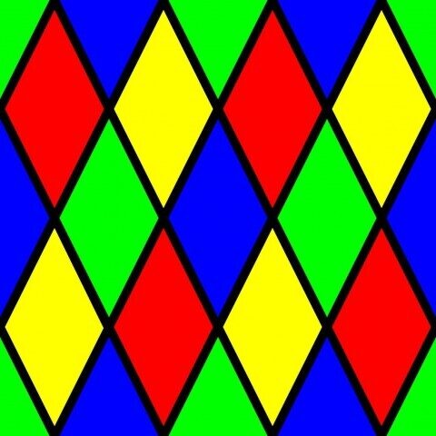 Muslina audums Rainbow harlequin 130g/m2